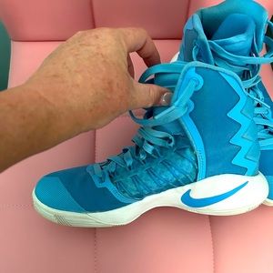 Nike Zoom Hyperdunk Basketball Shoes Sneakers Blue Size 6.5 men